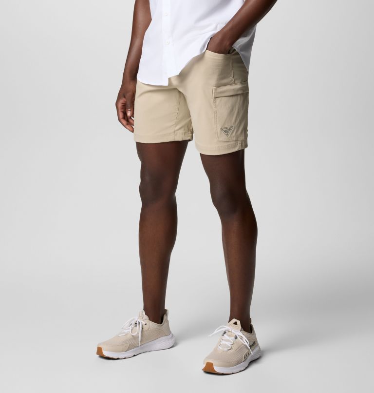 Men's Blood and Guts II Stretch Shorts, Color: Ancient Fossil, image 4