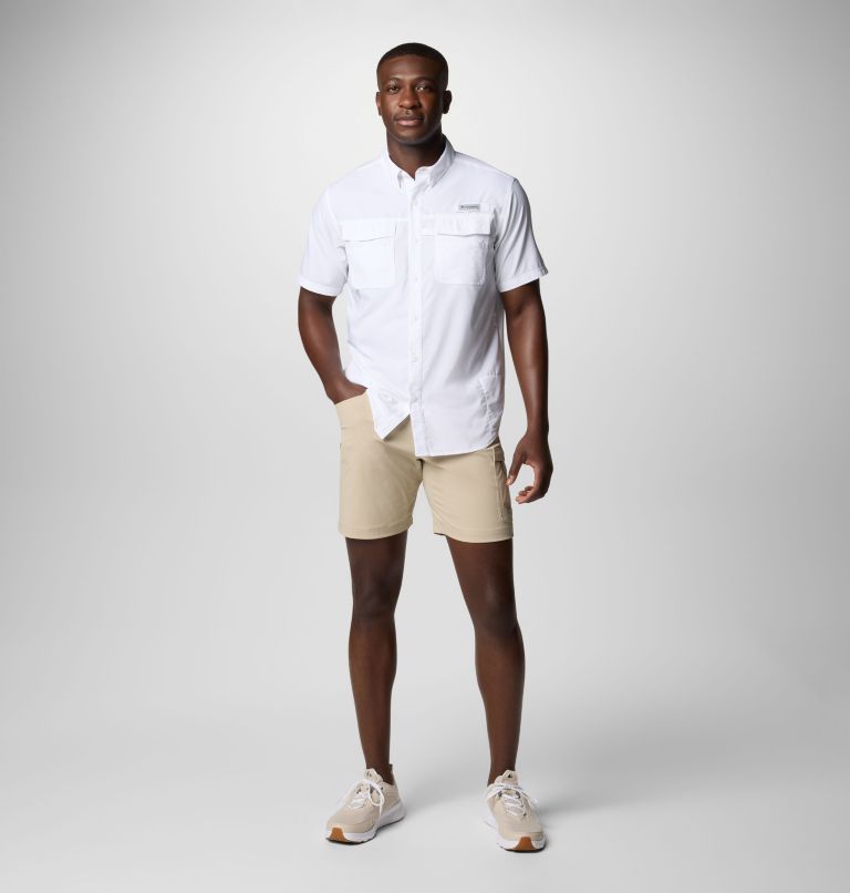 Men's Blood and Guts II Stretch Shorts, Color: Ancient Fossil, image 2