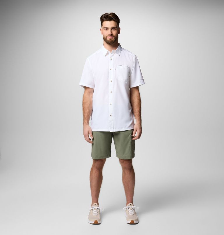 Men's Blood and Guts II Stretch Shorts, Color: Cypress, image 2