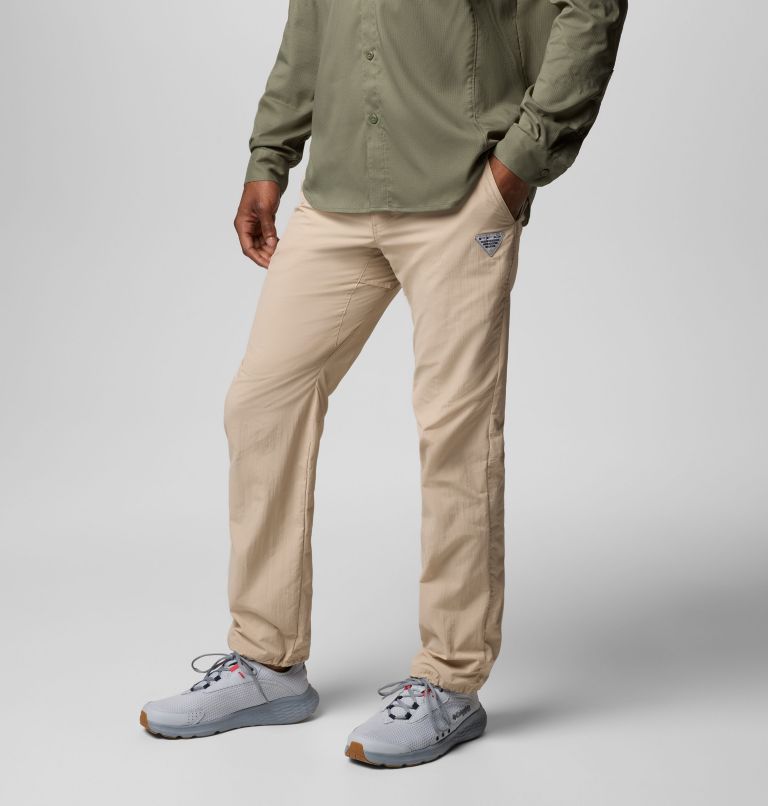 Men's PFG Flycaster II Pants, Color: Ancient Fossil, image 4