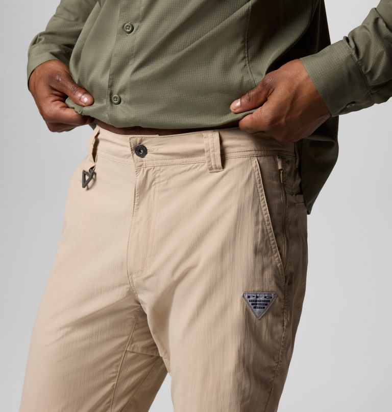 Men's PFG Flycaster II Pants, Color: Ancient Fossil, image 5