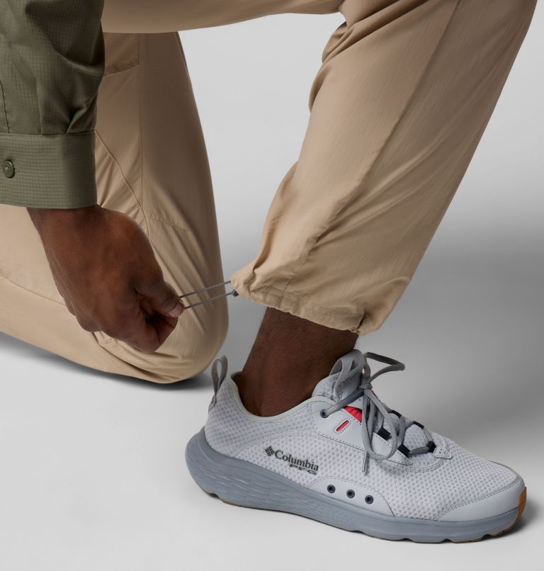 Men's PFG Flycaster II Pants, Color: Ancient Fossil, image 6