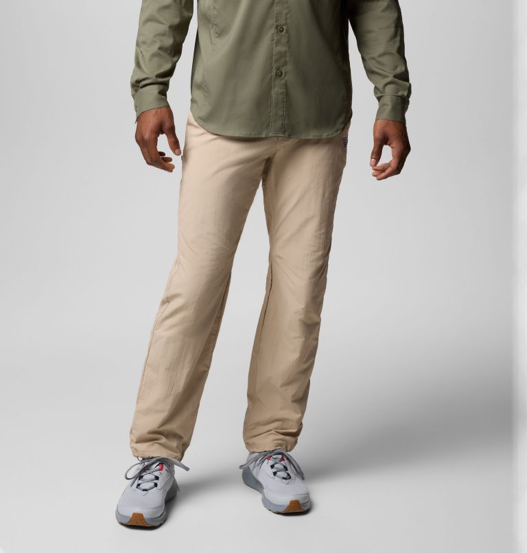 Men's PFG Flycaster II Pants, Color: Ancient Fossil, image 1