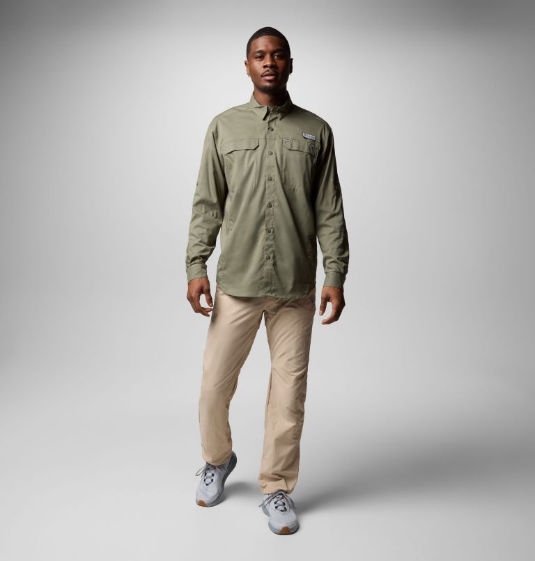 Men's PFG Flycaster II Pants, Color: Ancient Fossil, image 2