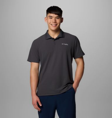 Men's PFG Freezer Polo Shirt, Color: Shark, image 33