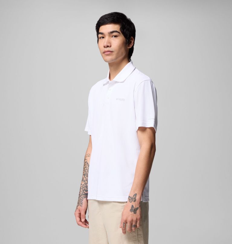 Men's PFG Freezer Polo Shirt, Color: White, image 3