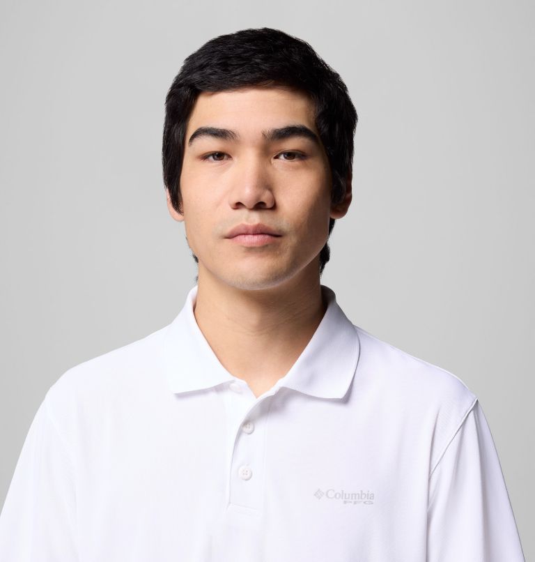 Men's PFG Freezer Polo Shirt, Color: White, image 4