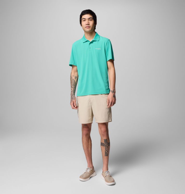 Men's PFG Freezer Polo Shirt, Color: Glaze Green, image 5