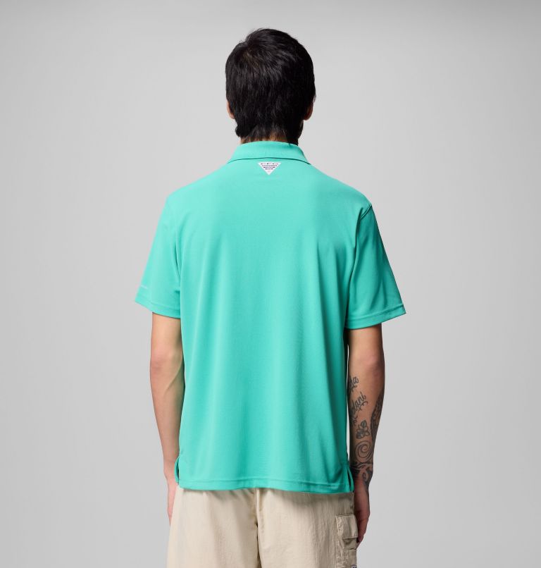 Men's PFG Freezer Polo Shirt, Color: Glaze Green, image 2