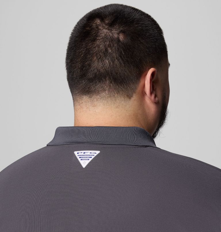 Men's PFG Freezer Polo Shirt - Big, Color: Shark, image 5