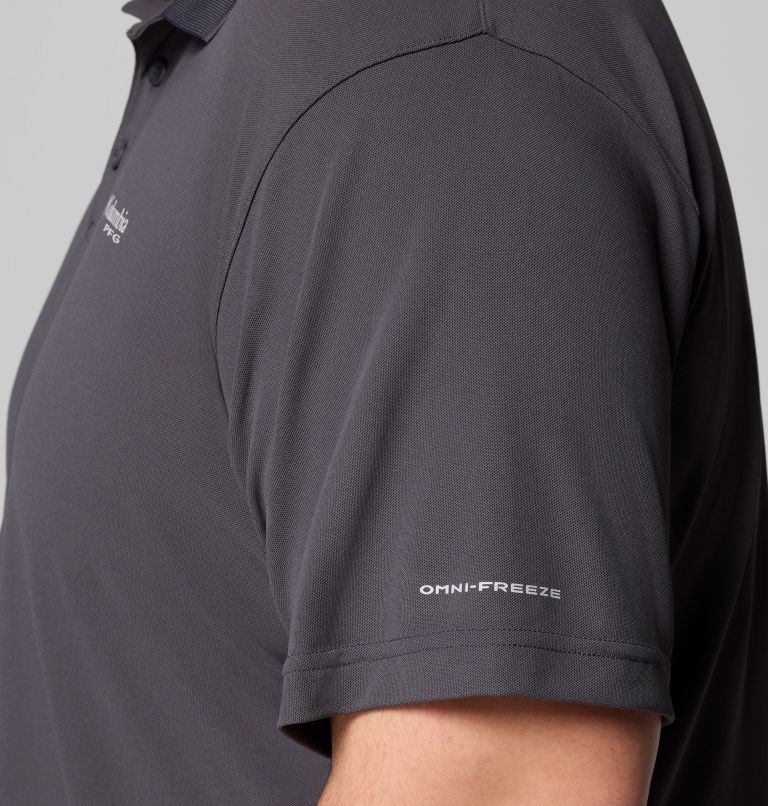 Men's PFG Freezer Polo Shirt - Big, Color: Shark, image 6