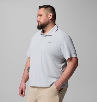 Men's PFG Freezer Polo Shirt - Big, Color: Cool Grey, image 15