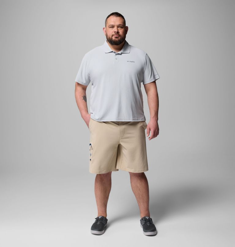 Men's PFG Freezer Polo Shirt - Big, Color: Cool Grey, image 6