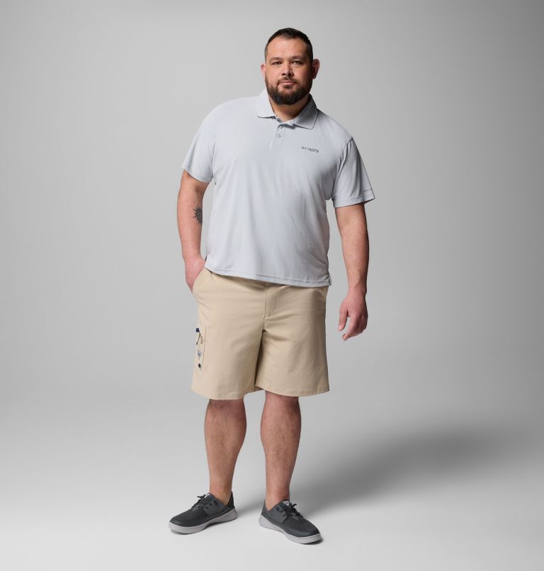 Men's PFG Freezer Polo Shirt - Big, Color: Cool Grey, image 8