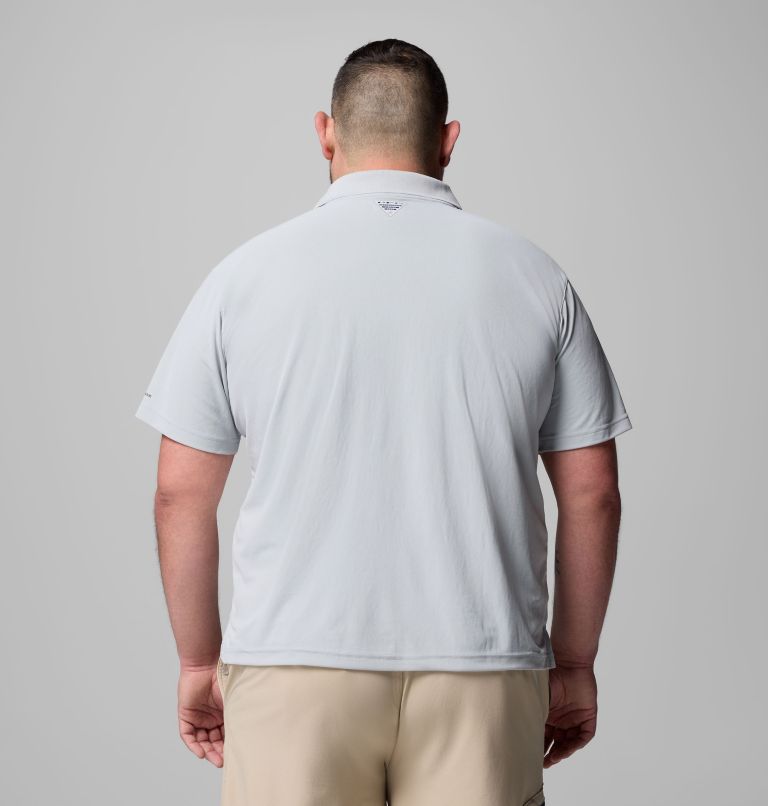 Men's PFG Freezer Polo Shirt - Big, Color: Cool Grey, image 2