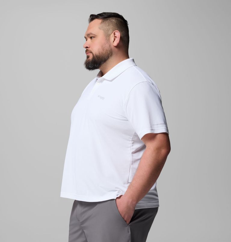 Men's PFG Freezer Polo Shirt - Big, Color: White, image 3