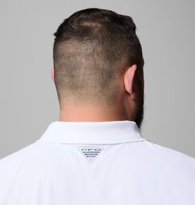 Men's PFG Freezer Polo Shirt - Big, Color: White, image 20