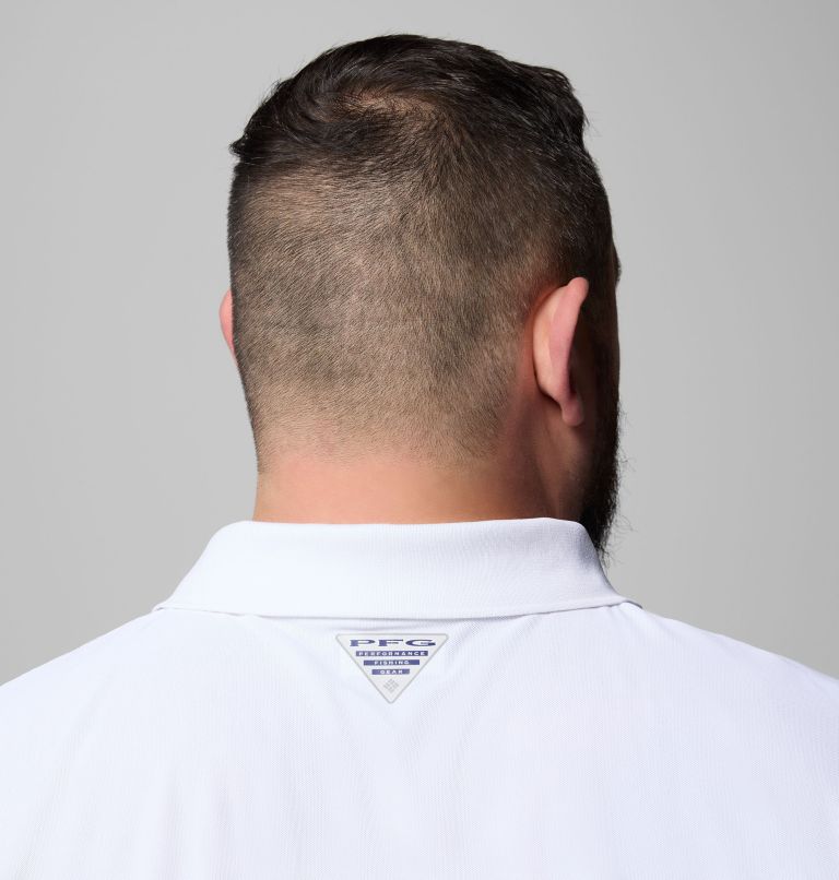 Men's PFG Freezer Polo Shirt - Big, Color: White, image 4