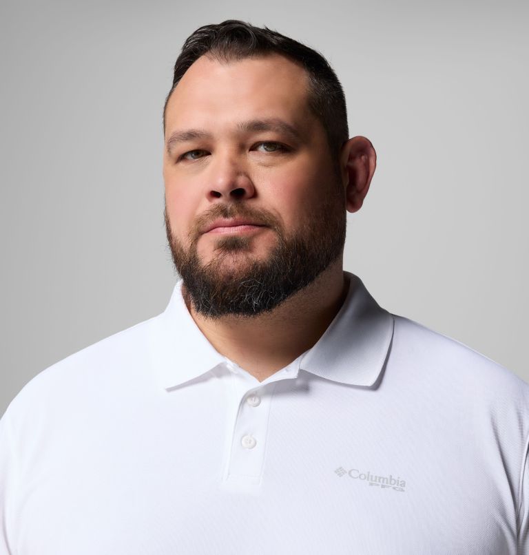 Men's PFG Freezer Polo Shirt - Big, Color: White, image 5