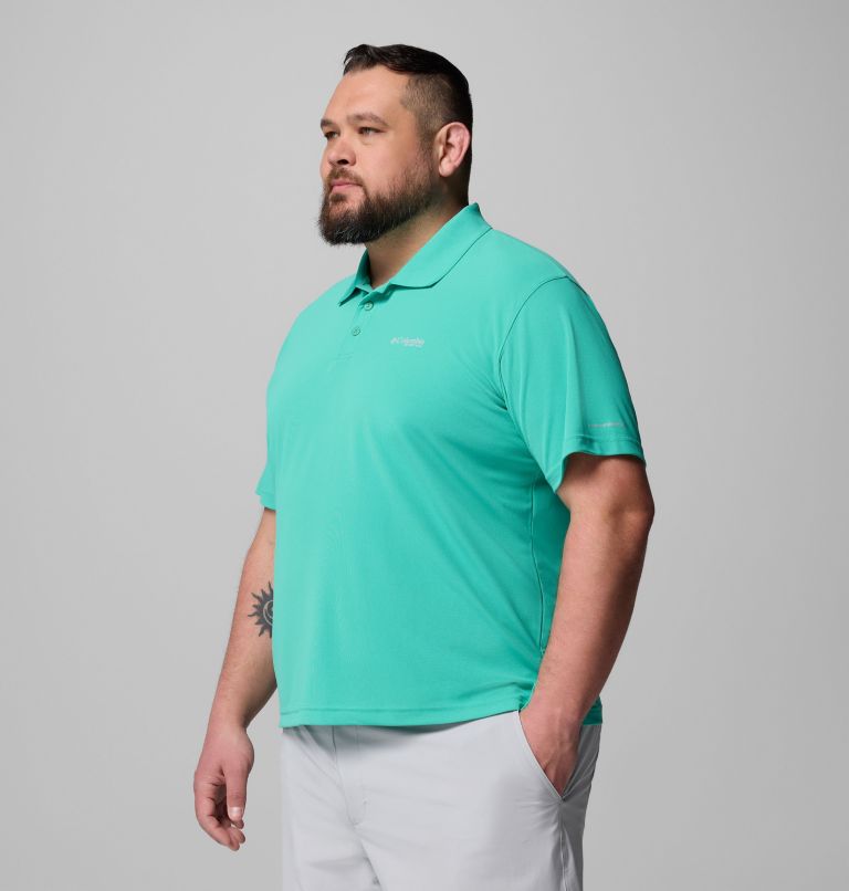 Men's Freezer Polo Shirt - Big | 343 | 3X, Color: Glaze Green, image 3