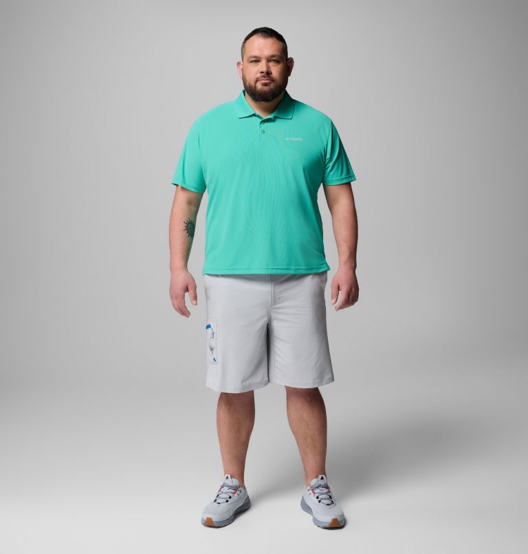 Men's Freezer Polo Shirt - Big | 343 | 3X, Color: Glaze Green, image 7