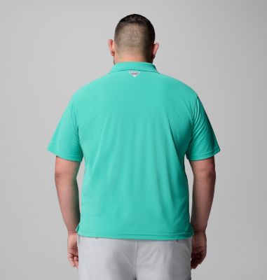 Men's PFG Freezer Polo Shirt - Big, Color: Glaze Green, image 6