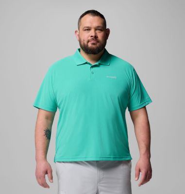 Men's PFG Freezer Polo Shirt - Big, Color: Glaze Green, image 5