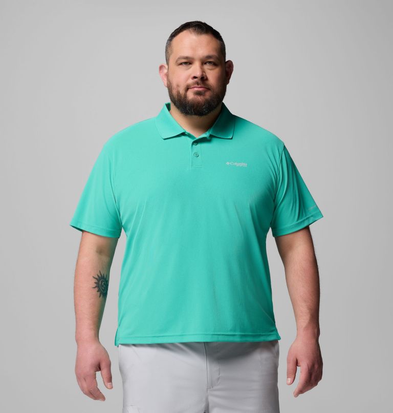 Men's Freezer Polo Shirt - Big | 343 | 3X, Color: Glaze Green, image 1