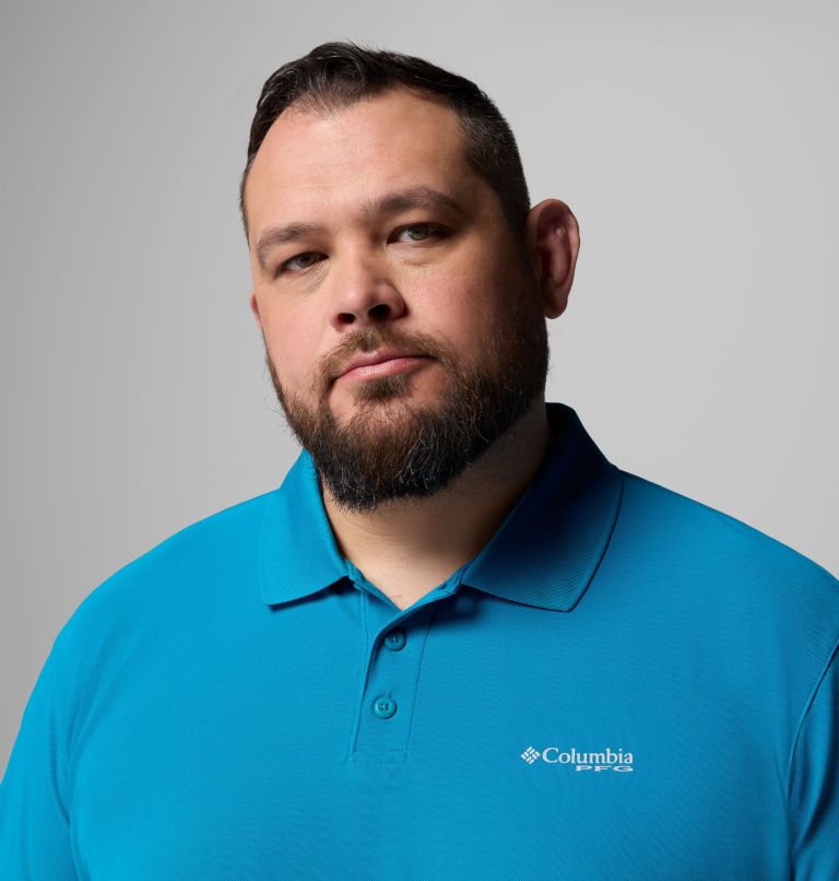 Men's Freezer Polo Shirt - Big | 462 | 2X, Color: Blue Echo, image 4