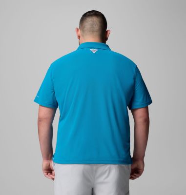 Men's PFG Freezer Polo Shirt - Big, Color: Blue Echo, image 26