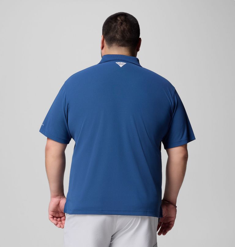 Men's PFG Freezer Polo Shirt - Big, Color: Carbon, image 2