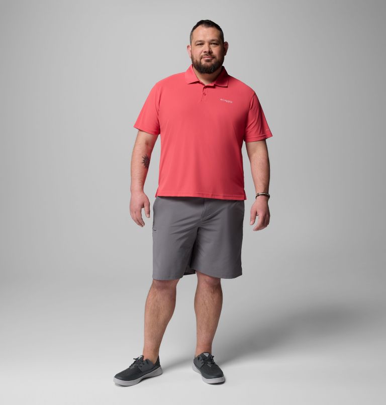 Men's Freezer Polo Shirt - Big | 683 | 6X, Color: Sunset Red, image 7