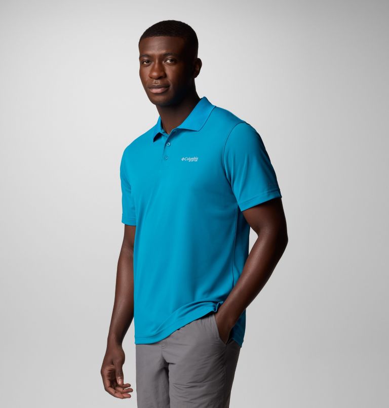 Men's Freezer Polo Shirt - Tall, Color: Blue Echo, image 4