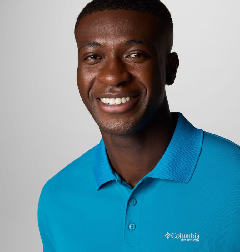 Men's Freezer Polo Shirt - Tall, Color: Blue Echo, image 5