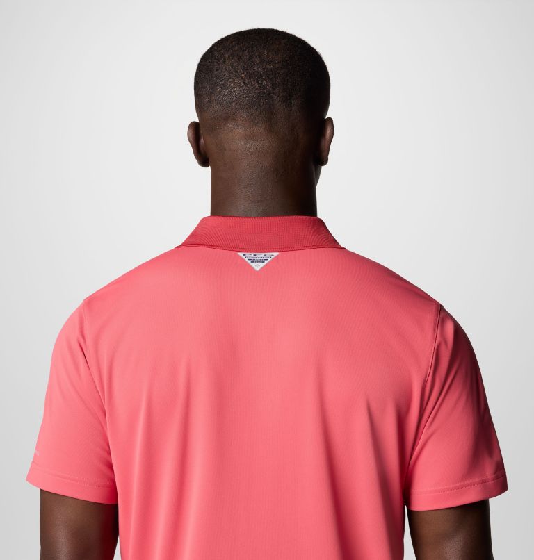 Men's Freezer Polo Shirt - Tall, Color: Sunset Red, image 6