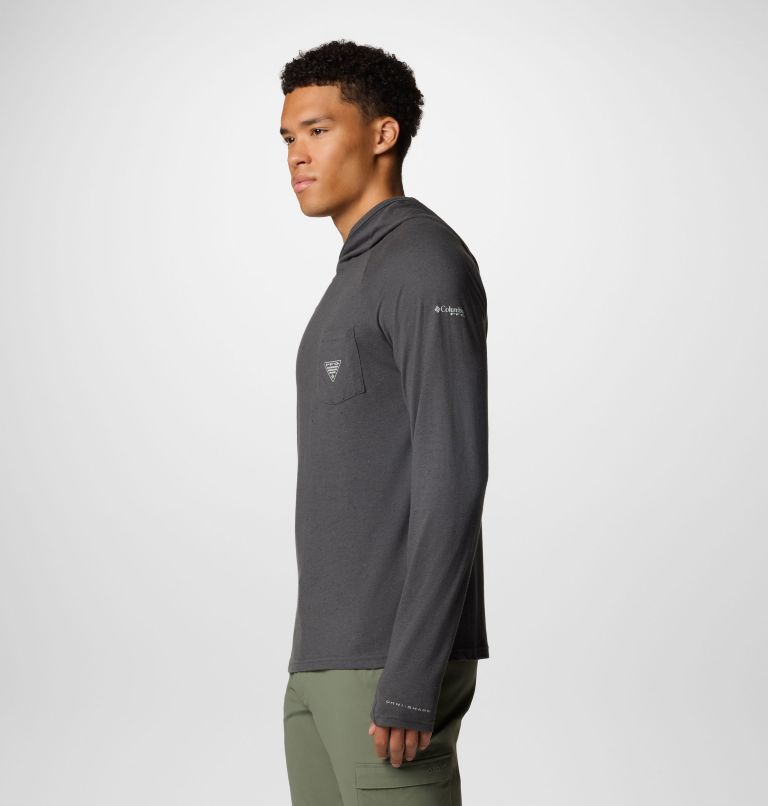 Men's PFG Uncharted Neps Hoodie, Color: Shark, image 4