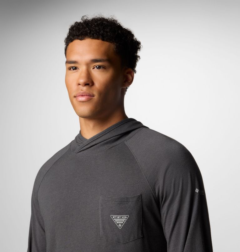 Men's PFG Uncharted Neps Hoodie, Color: Shark, image 5