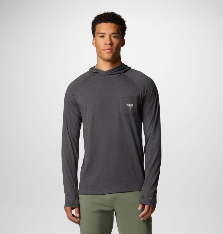 Men's PFG Uncharted Neps Hoodie, Color: Shark, image 1
