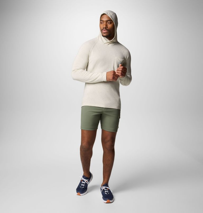 Men's PFG Uncharted Neps Hoodie, Color: Stone, image 2
