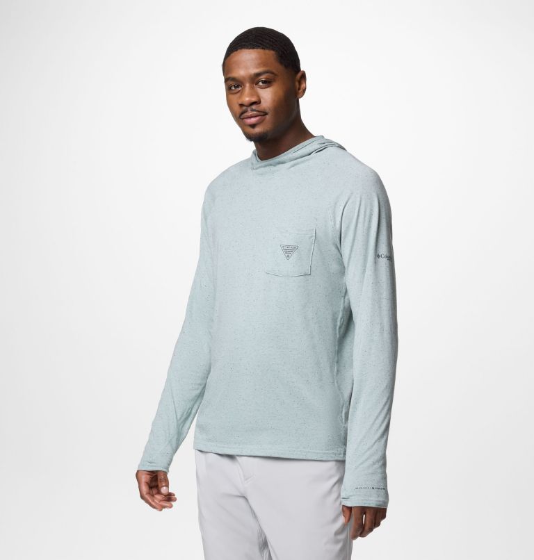 Men's PFG Uncharted Neps Hoodie, Color: Crushed Blue, image 4