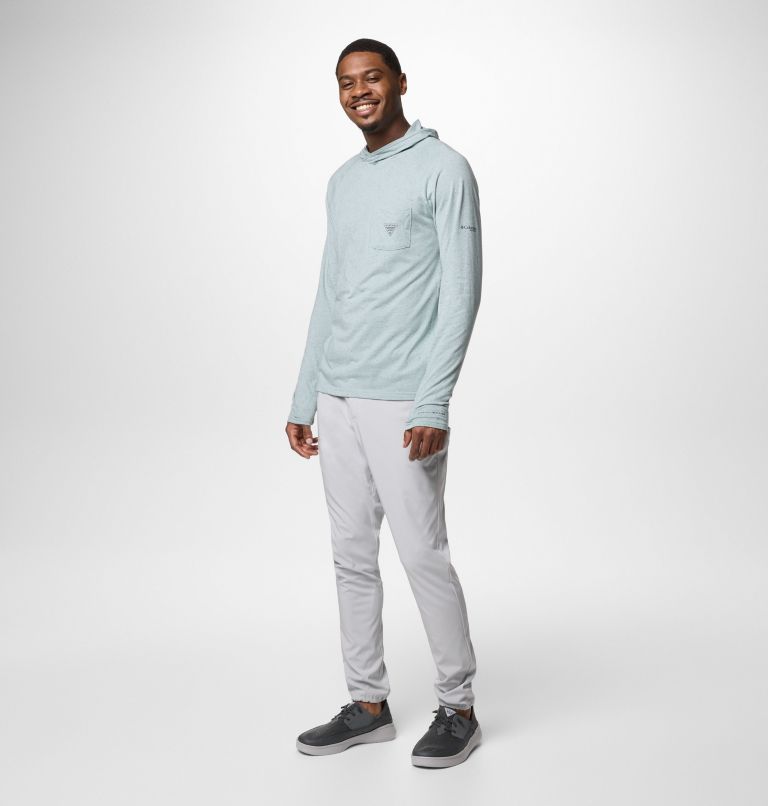 Men's PFG Uncharted Neps Hoodie, Color: Crushed Blue, image 2