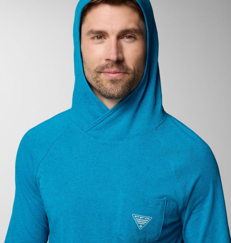 Men's PFG Uncharted Neps Hoodie, Color: Blue Echo, image 5