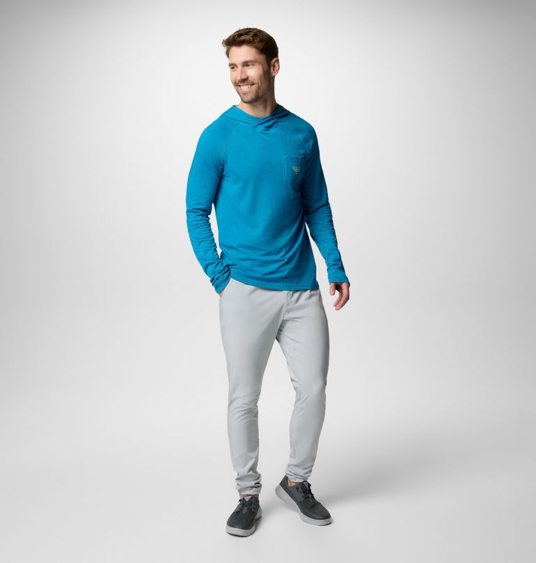 Men's PFG Uncharted Neps Hoodie, Color: Blue Echo, image 2