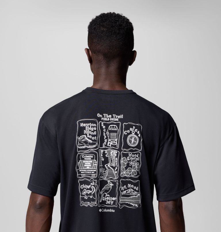 Cedar Trail Back Graphic Tee, Color: Black, Trailguide Icons, image 6