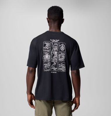 Cedar Trail Back Graphic Tee, Color: Black, Trailguide Icons, image 1