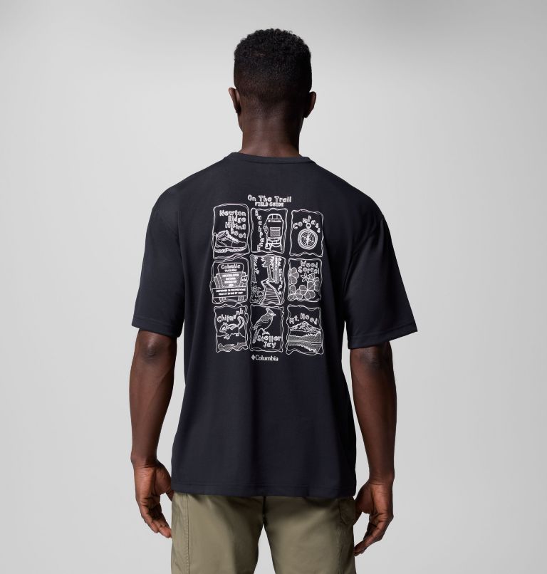 Cedar Trail Back Graphic Tee, Color: Black, Trailguide Icons, image 1