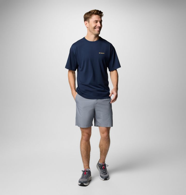 T-shirt Technique Graphique Cedar Trail Back Homme, Color: Collegiate Navy, Trailguide Icons, image 2