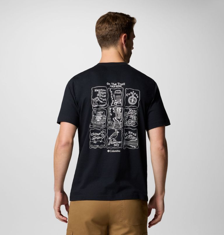 T-shirt avec Graphisme au Dos Kettle River Homme, Color: Black, Trailguide Icons, image 1