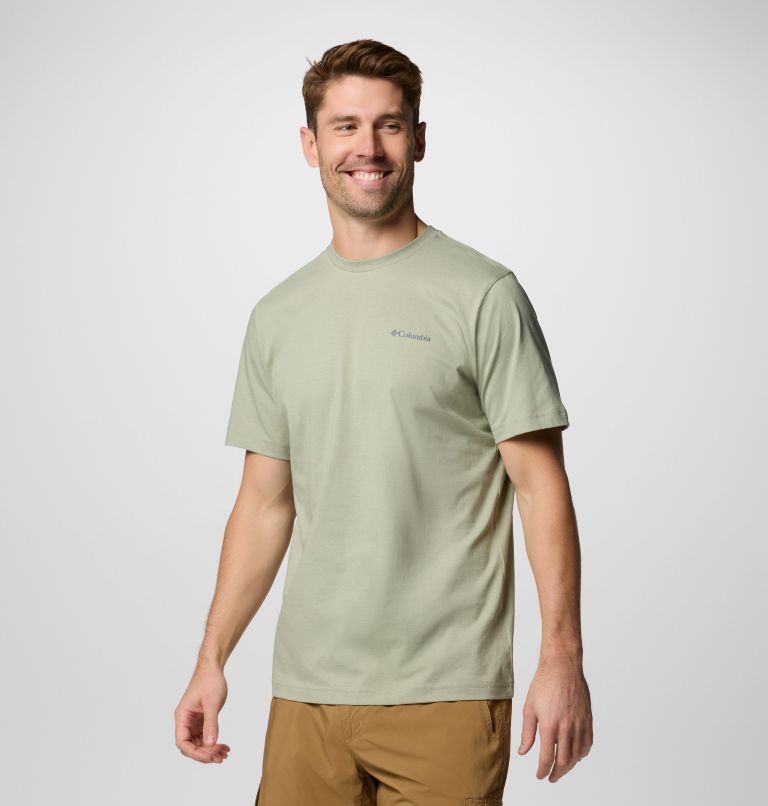 Kettle River T-Shirt mit Rücken-Grafik für Männer, Color: Safari, Trailguide Icons, image 3