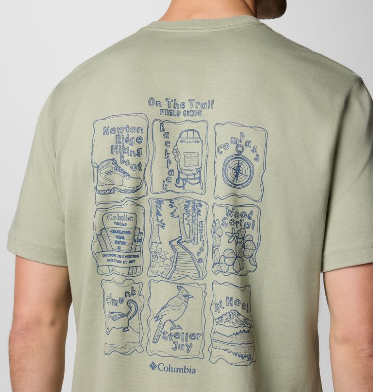 Kettle River T-Shirt mit Rücken-Grafik für Männer, Color: Safari, Trailguide Icons, image 5